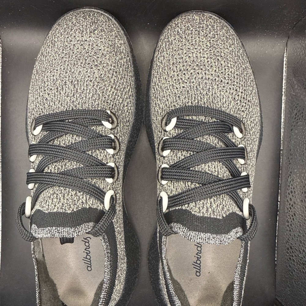 Size 10 Men -Allbirds Dasher 1 Dark Grey, 0820 RM1, Preowned Excellent Condition - Picture 6 of 10
